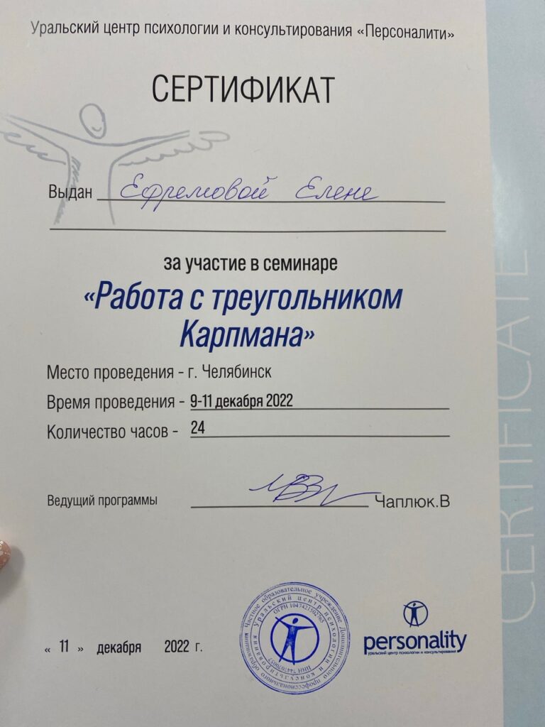 Фрумкина Елена - Диплом