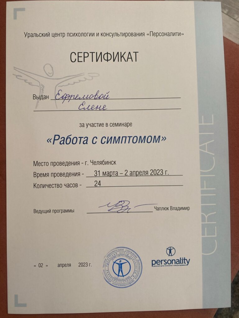 Фрумкина Елена - Диплом