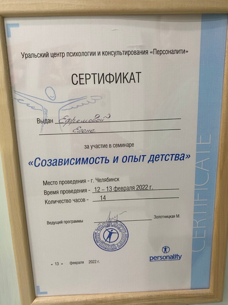 Фрумкина Елена - Диплом