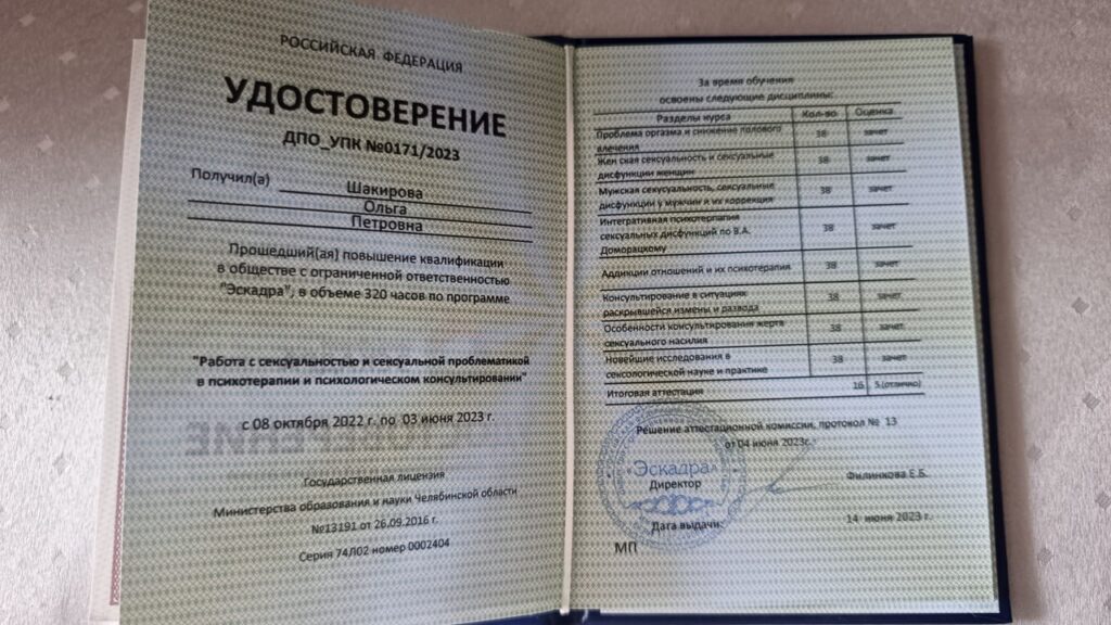 Шакирова Ольга - Диплом